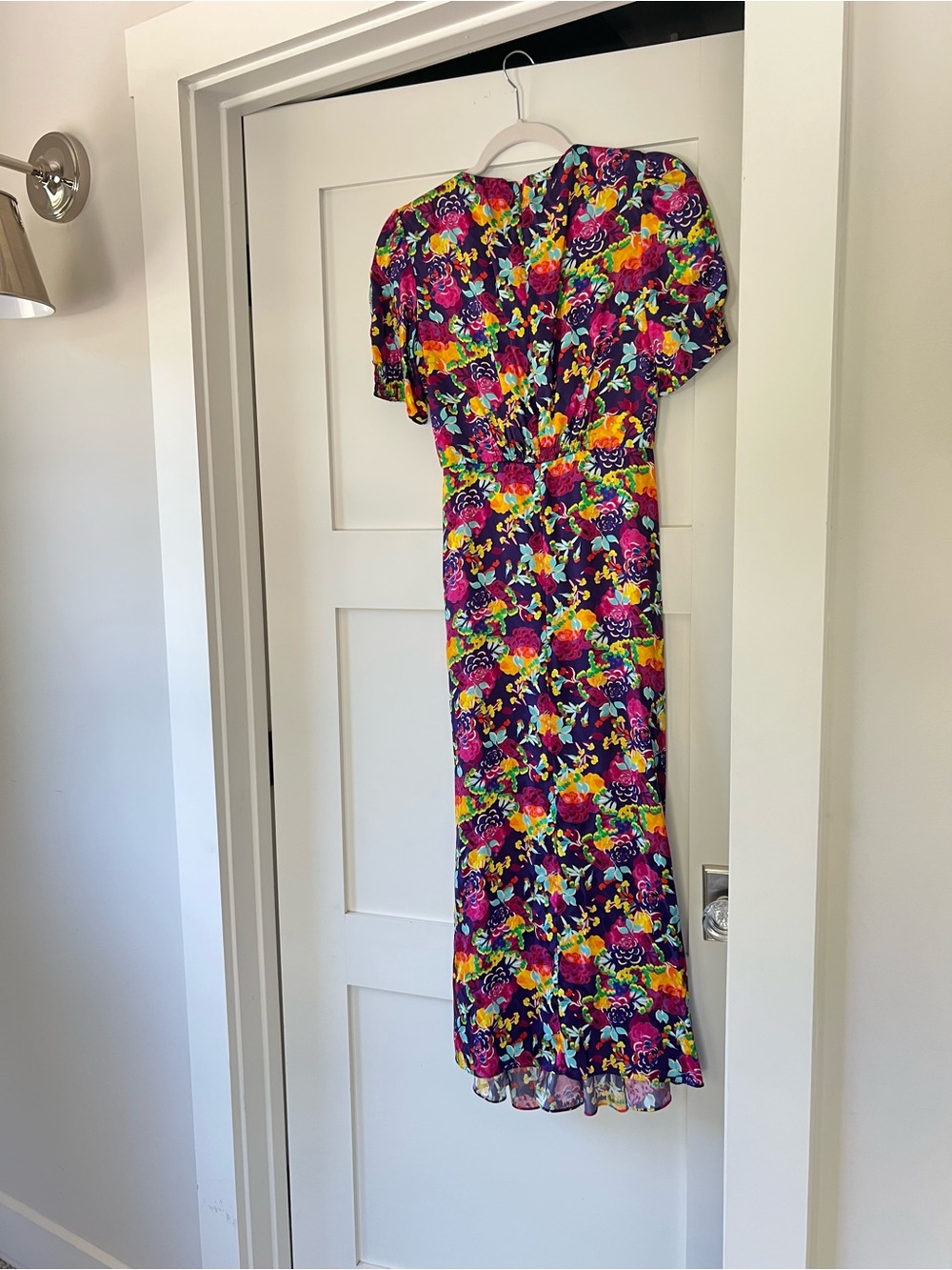 SALONI Purple Multi Floral Maxi Dress